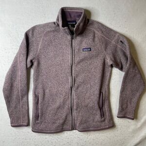 Patagonia Better Sweater Full Zip Fleece Jacket Hazy Purple Womens Large 25543